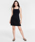 Фото #1 товара Women's Solid Ponté-Knit Mini Tank Dress, Created for Macy's