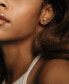 ფოტო #3 პროდუქტის Sapphire (5/8 ct. t.w.) & Diamond Accent Stud Earrings in 10k White Gold