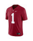 Men's 1 Crimson Alabama Crimson Tide Game Jersey