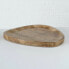 Фото #3 товара Столовая посуда Meinposten Манговая декоративная тарелка из массивного мангового дерева - коричневая Tablet