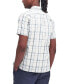 Men's Lerwick Short Sleeve Button-Front Check Pattern Shirt