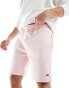 Фото #2 товара Lacoste jersey logo shorts in light pink