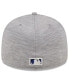 Фото #3 товара Men's Gray Los Angeles Dodgers 2024 Clubhouse Low Profile 59FIFTY Fitted Hat