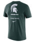 ფოტო #2 პროდუქტის Nike Michigan State Spartans Men's Dri-Fit Cotton DNA T-Shirt