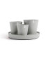 Фото #1 товара Eco pots Dubai Self Watering Planter with Wheels and Saucer, 22in