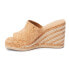 Фото #5 товара COCONUTS by Matisse Audrey Wedge Womens Beige Casual Sandals AUDREY-722