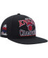 Фото #1 товара Men's Black New York Knicks Hardwood Classics SOUL Champions Era Diamond Snapback Hat