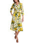 Фото #1 товара Samantha Sung Olivia Shirtdress Women's Yellow 8