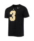 ფოტო #3 პროდუქტის Men's David Bell Black Purdue Boilermakers 2022 NFL Draft Name and Number T-shirt