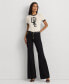 ფოტო #4 პროდუქტის Women's High-Rise Flare Jeans, Regular & Petite