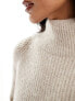 Фото #7 товара & Other Stories high neck relaxed sweater in beige