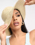 Фото #3 товара South Beach wide brim hat in beige