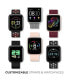 ფოტო #5 პროდუქტის Air 3 Unisex Heart Rate Blush Strap Smart Watch 40mm