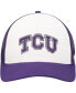 Men's White, Purple TCU Horned Frogs Freshman Trucker Adjustable Hat