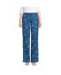 Фото #3 товара Women's Petite Print Flannel Pajama Pants