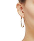 ფოტო #2 პროდუქტის Medium Two-Tone Twist Earrings in 14k Gold & White Rhodium-Plate