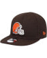 ფოტო #1 პროდუქტის Infant Boys and Girls Brown Cleveland Browns My 1st 9FIFTY Snapback Hat