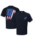 Фото #2 товара Men's Navy Kyle Larson Exclusive Tonal Flag T-shirt