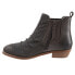 Softwalk Rockford S2058-097 Womens Gray Suede Zipper Ankle & Booties Boots