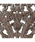 Фото #4 товара Botanical Panel Distressed Carved Wood 2-Piece Wall Decor Set