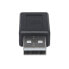 Фото #6 товара Manhattan USB-C to USB-A Adapter - Female to Male - 480 Mbps (USB 2.0) - Hi-Speed USB - Black - Lifetime Warranty - Polybag - USB A - USB C - Black