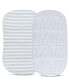 Фото #3 товара Baby Fitted Waterproof Bassinet Sheet 100% Combed Jersey Cotton