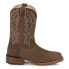 Фото #1 товара Ботинки мужские ковбойские Justin Boots Frontier 11 дюймов Wide Square Toe Brown