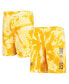 Фото #1 товара Big Boys Gold Los Angeles Lakers Santa Monica Tie-Dye Shorts