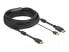 Фото #1 товара Delock 85968 - 10 m - HDMI Type A (Standard) - DisplayPort + USB Type-A - Male - Male - Straight