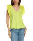 Фото #1 товара Velvet By Graham & Spencer Carly Silk-Trim Top Women's