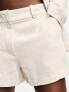 Фото #4 товара Vero Moda linen touch relaxed short co-ord in oatmeal