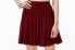 Speechless Women's Juniors A Line Skirt Wine 1