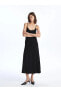 Фото #1 товара XSIDE U Yaka Düz Askılı Kadın Elbise