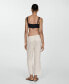 ფოტო #18 პროდუქტის Women's 100% Linen Jogger Trousers