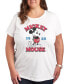 ფოტო #1 პროდუქტის Trendy Plus Size Mickey Mouse Graphic T-shirt