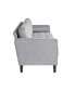 Фото #2 товара 75.6" W Polyester Lillith Sofa with Track Arms
