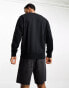 Фото #4 товара Nike Club fleece crew neck sweatshirt in black