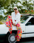 Фото #4 товара Billabong X Amanda Djerf Split Spirit beach trouser in retro flower print - MULTI