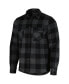 Фото #2 товара Men's and Women's Black Scarface Flannel Long Sleeve Button-Down Shirt