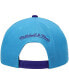 Фото #4 товара Men's Light Blue and Purple Utah Jazz Hardwood Classics Snapback Hat