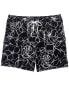 Фото #1 товара Ted Baker Floral Seersucker Swim Short Men's Black 6