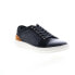 Фото #2 товара English Laundry Weaver EL2557L Mens Black Leather Lifestyle Sneakers Shoes