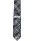 Фото #3 товара Men's Contrast Stripe Plaid Tie