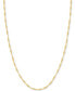 Фото #1 товара 24" Singapore Chain Necklace (7/8mm) in 14k Gold
