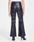 Women's High-Rise Faux-Leather Pants, Created for Macy's