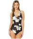 Фото #1 товара LAUREN RALPH LAUREN Women's 247507 Twist Back Halter One-Piece Swimsuit Size 8
