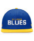 Фото #3 товара Men's Blue, Gold St. Louis Blues Iconic Color Blocked Snapback Hat