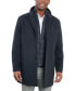 Фото #3 товара Men's Wool-Blend Overcoat & Attached Vest