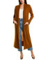 Фото #1 товара Philosophy Cashmere Shawl Collar Cashmere Duster Women's Brown Xs