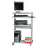 Фото #4 товара ROLINE PC Standing Workstation - Rectangular shape - Metal - Plastic - Grey - White - 680 mm - 450 mm - 1100 mm